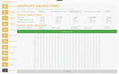 365 Day Salaah Time Calculator